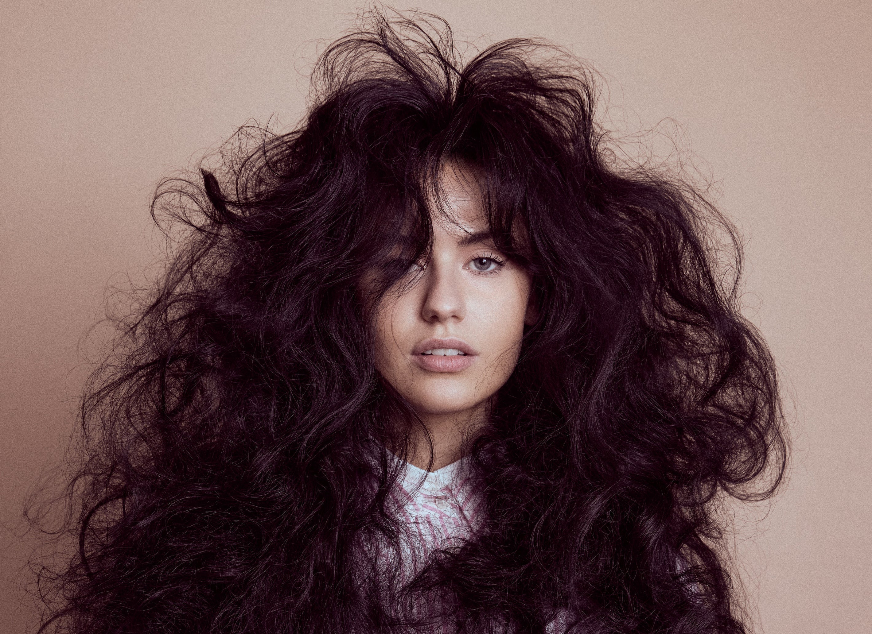 ARKIVE by Adam Reed model with sculptural dark textured hair