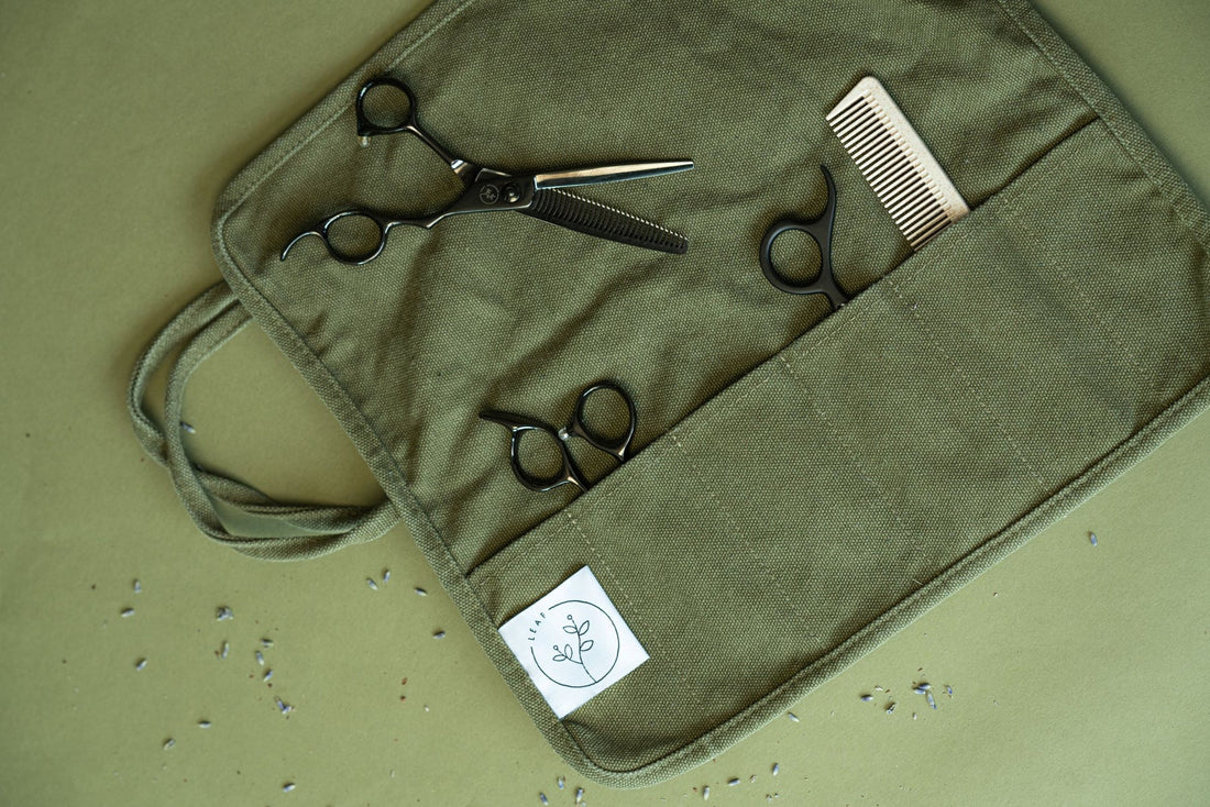 Essential Tools for Hairdressers Leaf Scissors Razor
