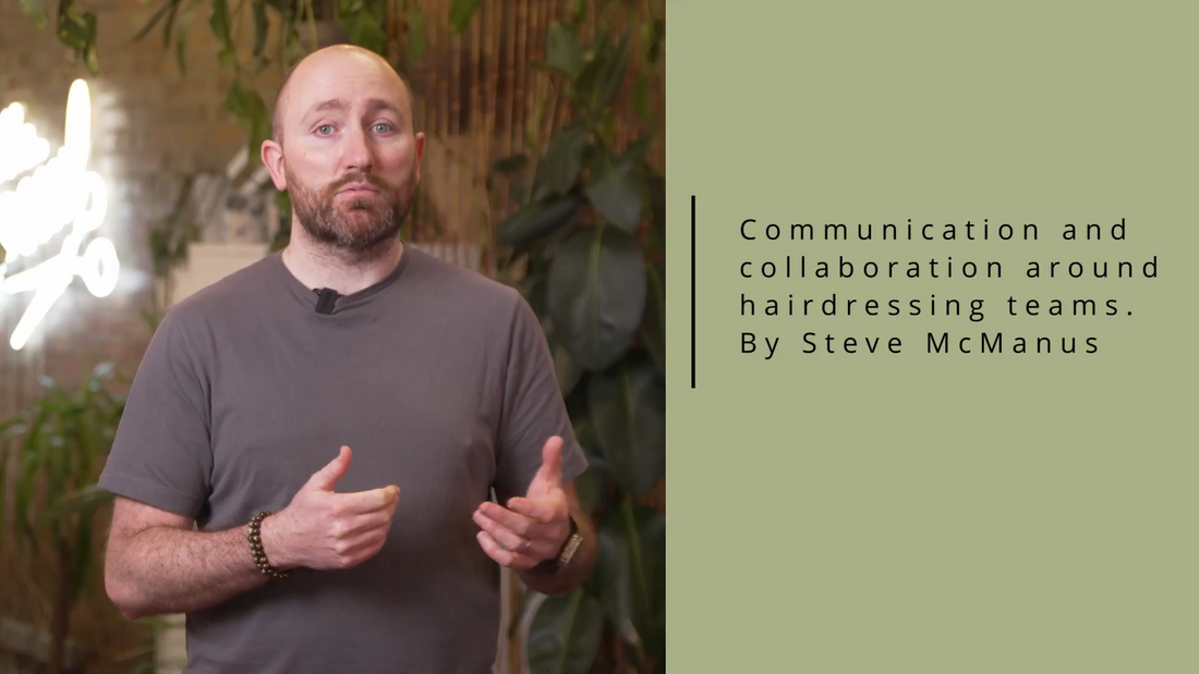 Ivano Steve from LeafScissors explaining communication and collaboration around hairdressing.