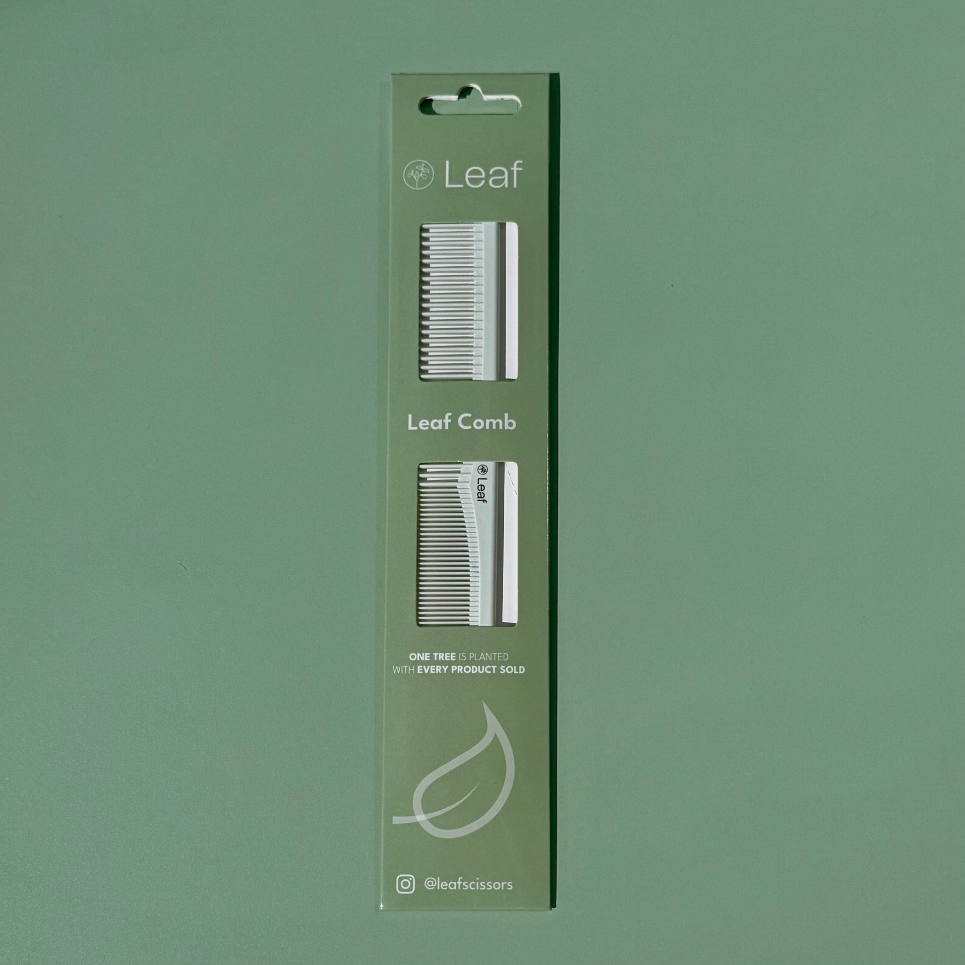 Leaf Barbering Comb in Packaging