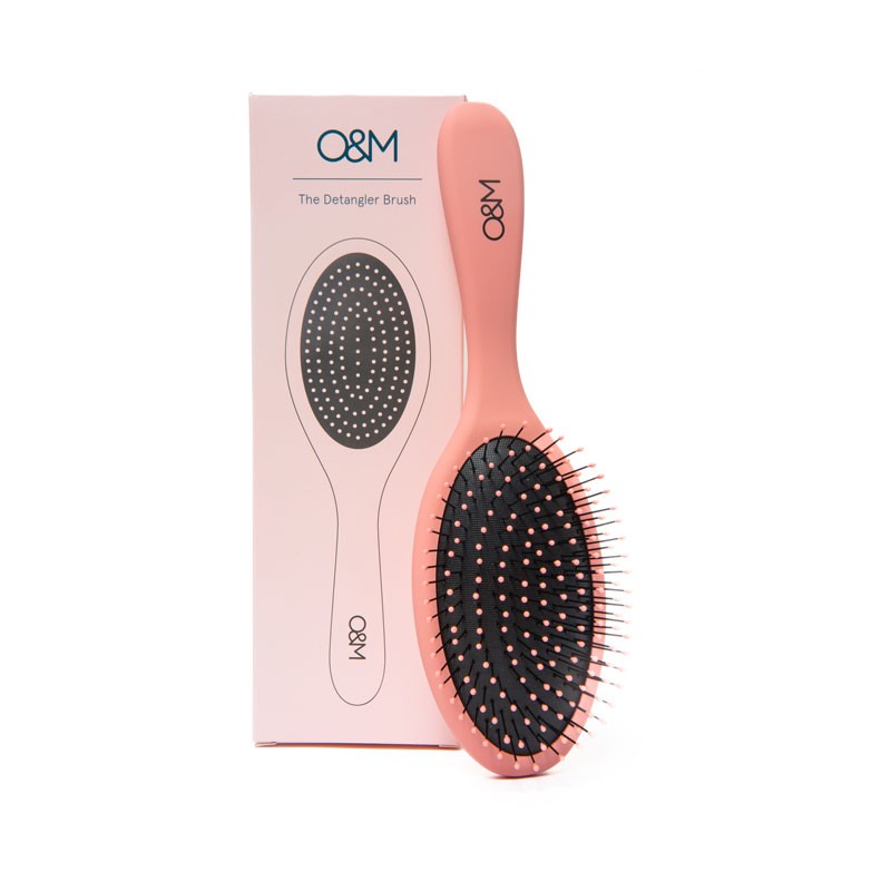 O&M Detangler Brush (Pink)